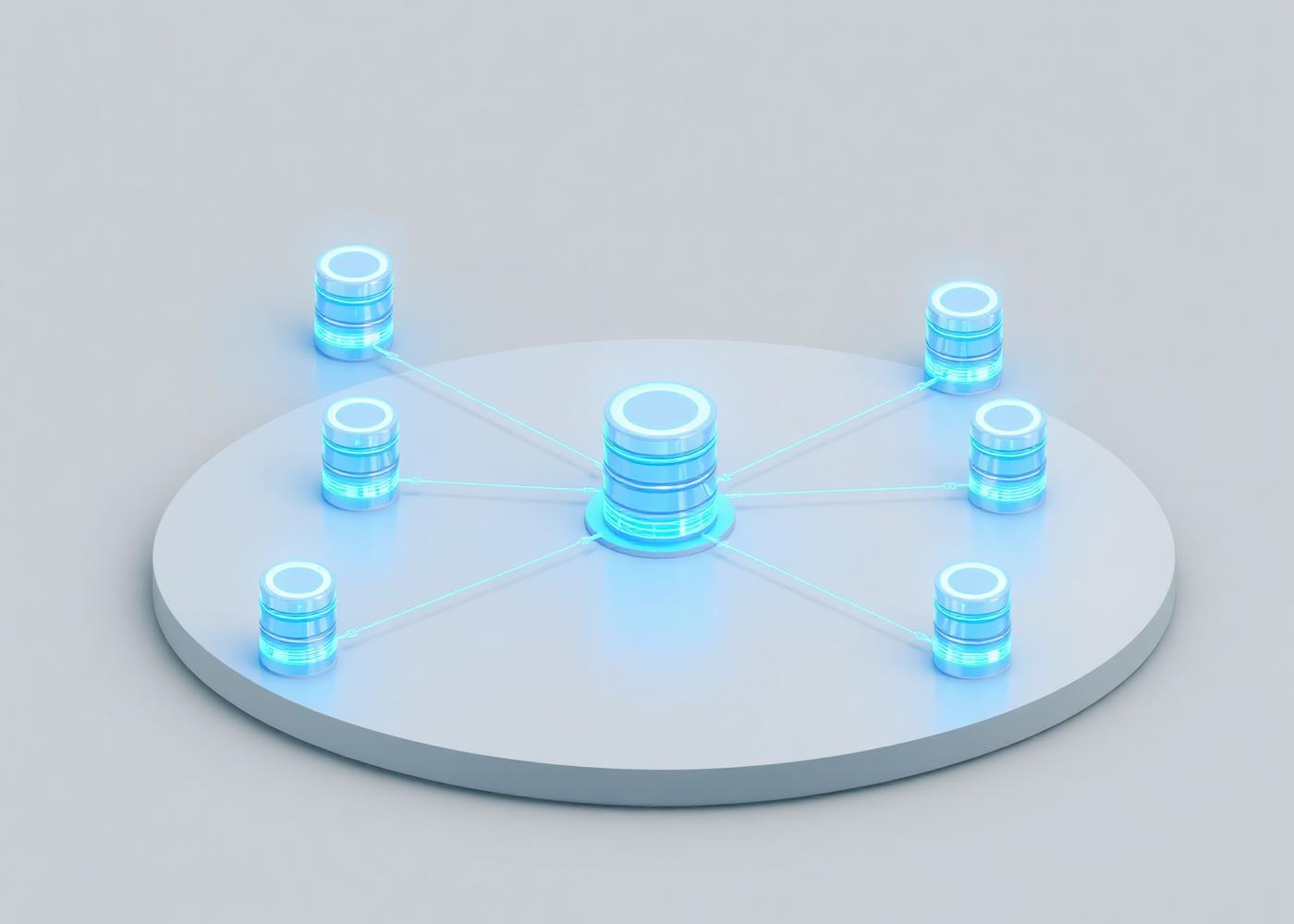 Connected database nodes managed from a single control plane